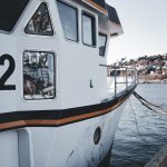 ship moored in the port