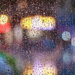 raindrops on glass window