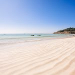brown sands near body of water